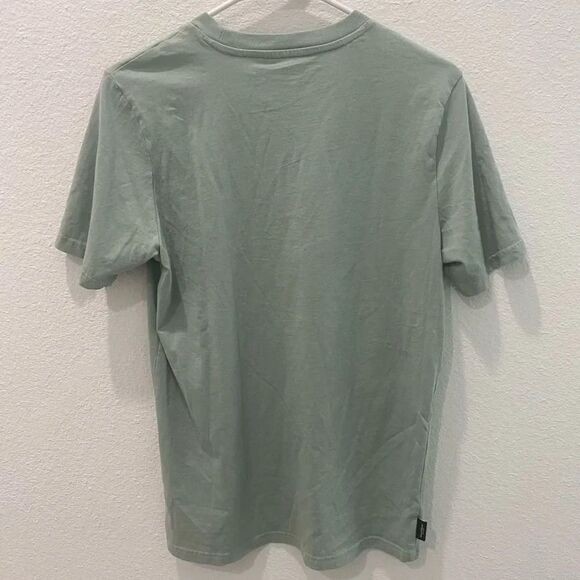 Puma Green and Beige Logo Tee Size Small - Picture 4 of 7